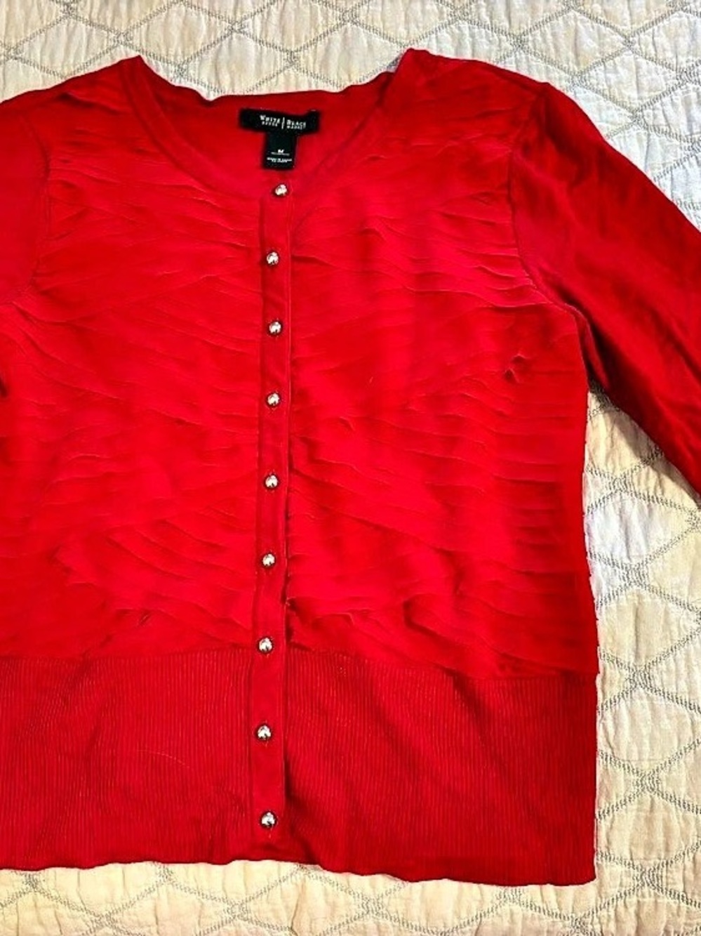 Robert Rodriguez Red Long Sleeve Top Like New
